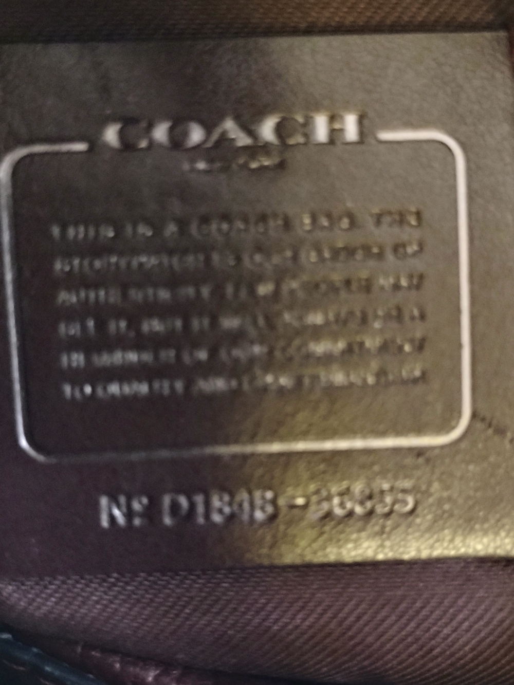 Coach Leather Shoulder Bag Chocolate Brown With 2 Lrg Separate Compartments. - Picture 7 of 14